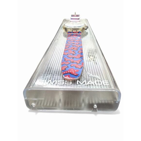 Swatch Watch Wild Card SCK100 1993 Chrono Rare Swiss Made Vintage Quartz - Picture 6 of 10